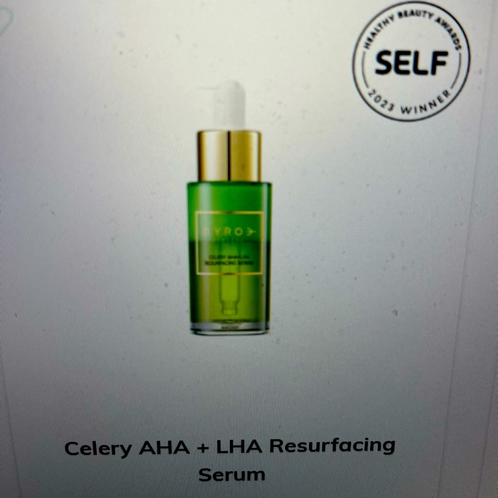 BYROE, New York, celery AHA + LHA resurfacing serum, new in box, award winning‎